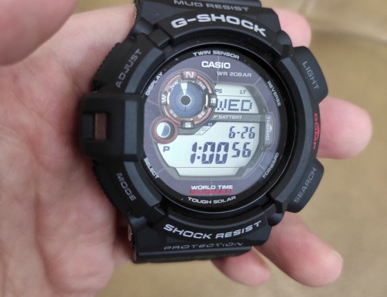 G-SHOCK G-9300的新泥人，因为没有无波泥人的表选项，就发在了这里。
