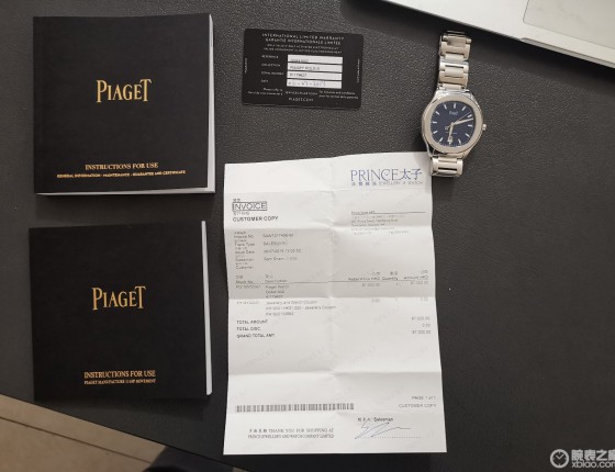 情定PIAGET POLO S 购表作业留念