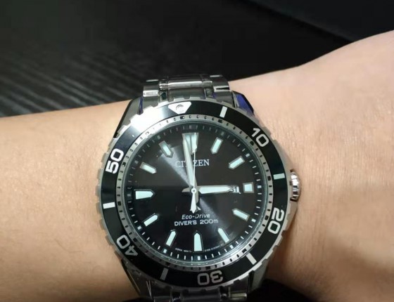 西铁城 光动能石英表 BN0190-82E 购表作业