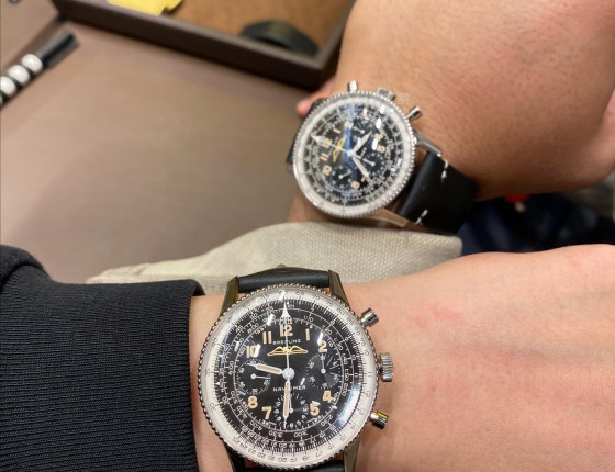 我的 Breitling Navitimer 806终于到啦！