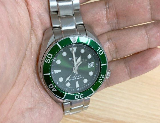 一色翠绿来报春 精工小MM SPB103J作业