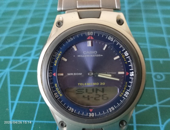 纪念我的第一只自己买的手表CASIO-2474