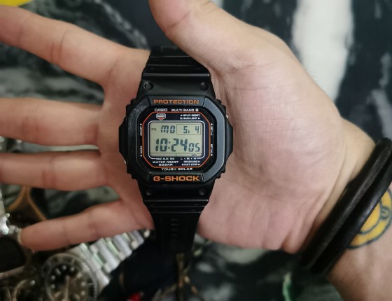 来自东洋的鹦鹉螺，卡西欧gmw b5000gd,金银方块都到手喇！