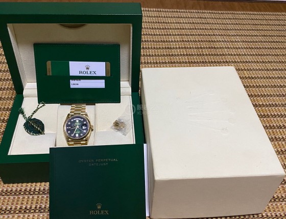 心心念念，终入劳坑，购入DD118238烟熏绿