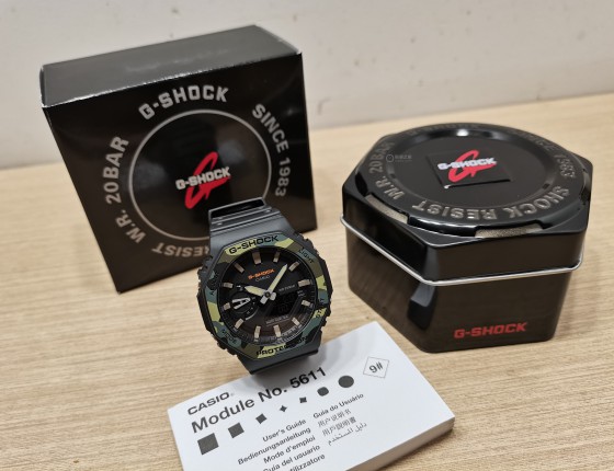 生日礼物 CASIO GA-2100 迷彩