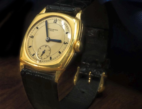 江诗丹顿，1920年代18k金定制 高级军官手表