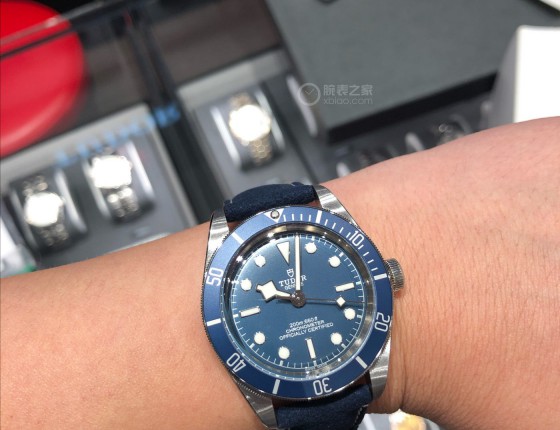 碧湾1958，腕间那一抹复古的海军蓝。