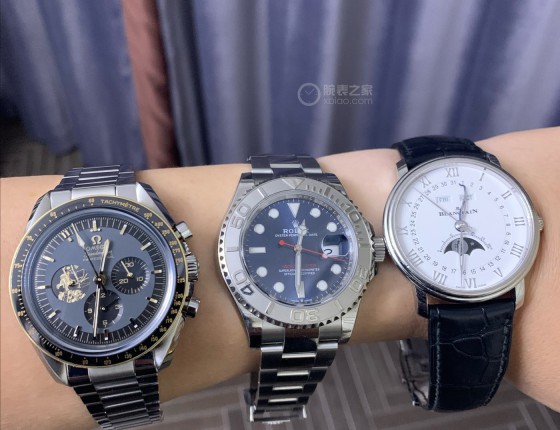 尝尝鲜，入手宝珀红金6654君子蓝