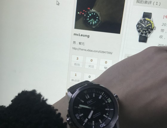 万国IWC 海洋时计系列IW329001 交作业