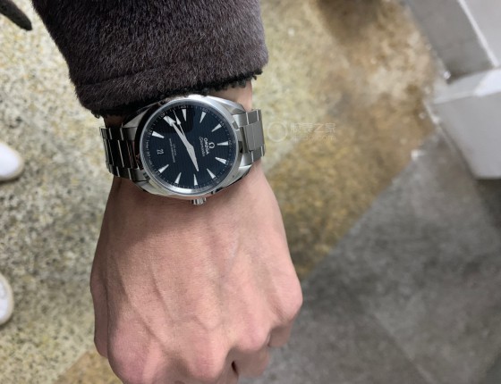 人生第一块表海马AT150，8800机芯，38mm黑盘