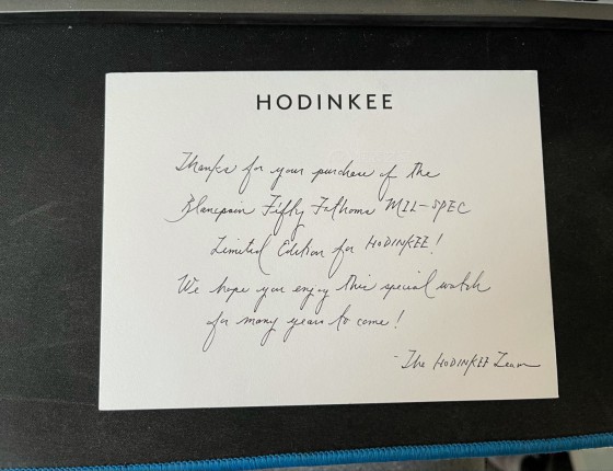 宝珀五十浔5008 Hodinkee限量版！