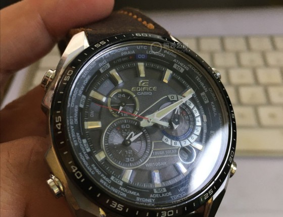 人生第一块自购手表卡西欧光动能EQS-500