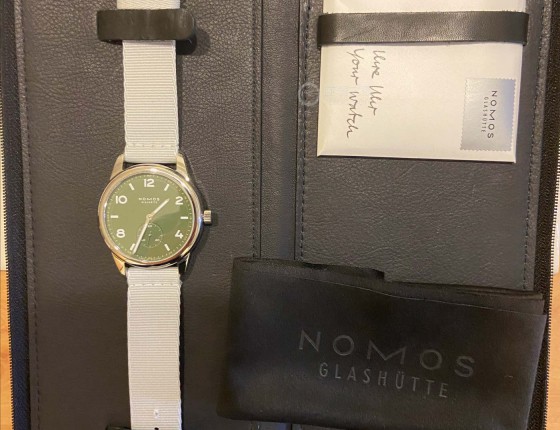 Nomos CLUB AUTOMATIC OLIVE 175绿盘限定开箱