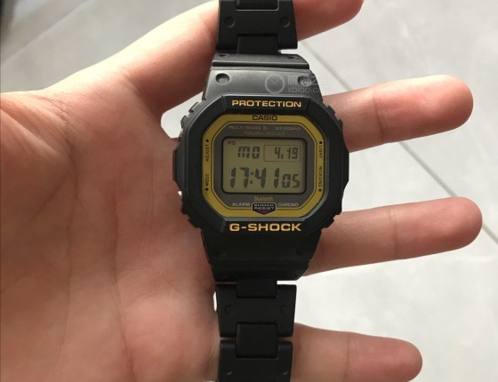 卡西欧gw-b5600小金圈改装小金块