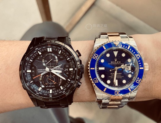 入手王一博同款劳力士间金蓝鬼