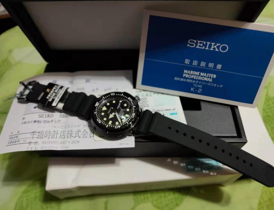 300M黑武士罐头-SEIKO精工SBBN035