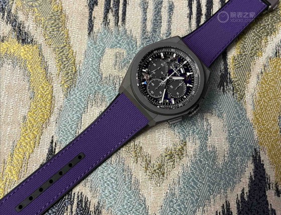 本月第二只手表，真力时紫色defy