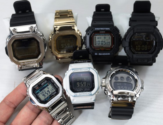 DW-5300-1BV 金块银块 银三眼GM6900 GD-350
