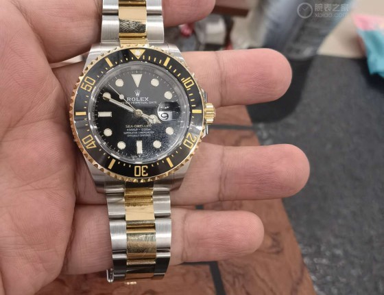 劳力士间金海使126603 表主认证作业