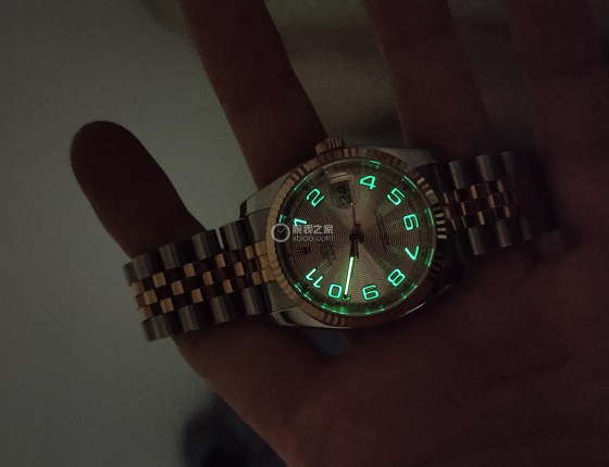 劳力士罕见胶片唱片数字盘玫瑰金—ROLEX DJ