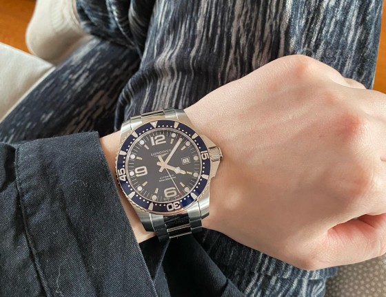 人生中第一块机械表 老款浪琴康卡斯44mm