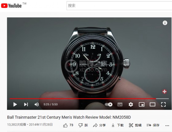 复古与新颖并存的正装表——Ball TrainMaster NM2058D
