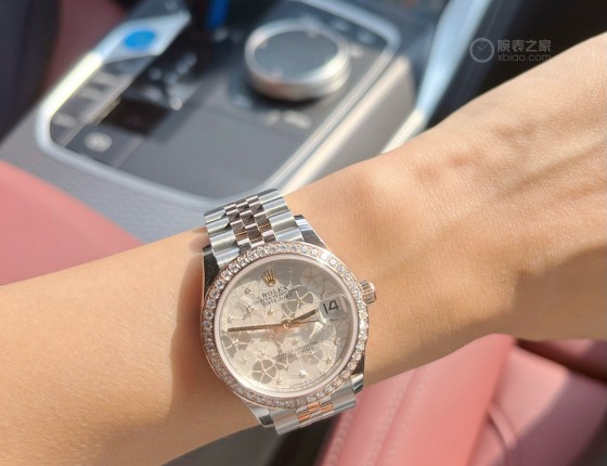 2022新款 花盘日志女表 31mm 玫瑰金