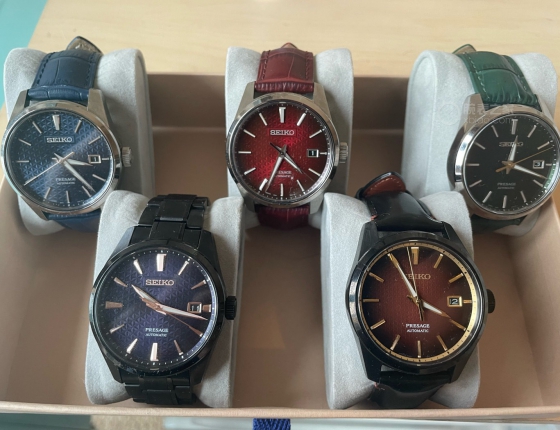 seiko presage sharp edged收集计划#表盘中的五彩缤纷#