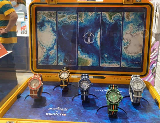 SWATCH X 宝珀 五大洋系列集齐四大洋