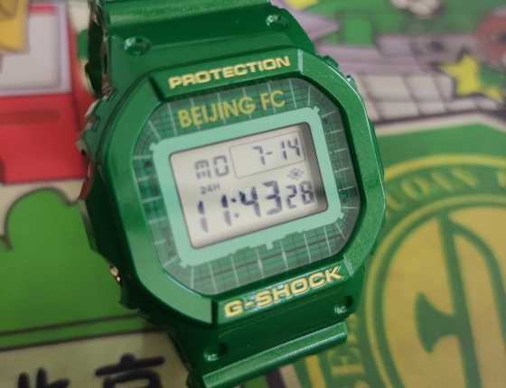 球迷必备终于等到你  卡西欧GSHOCK北京国安联名