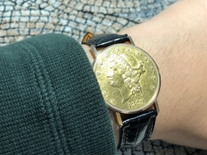 Juvenia Coin Watch尊皇金币表